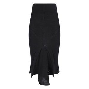 Rick Owens Asymmetric Midi Skirt – Black - NWT